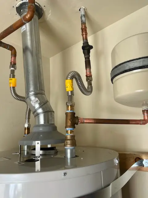 Water heater installation and plumbing repair in Webster